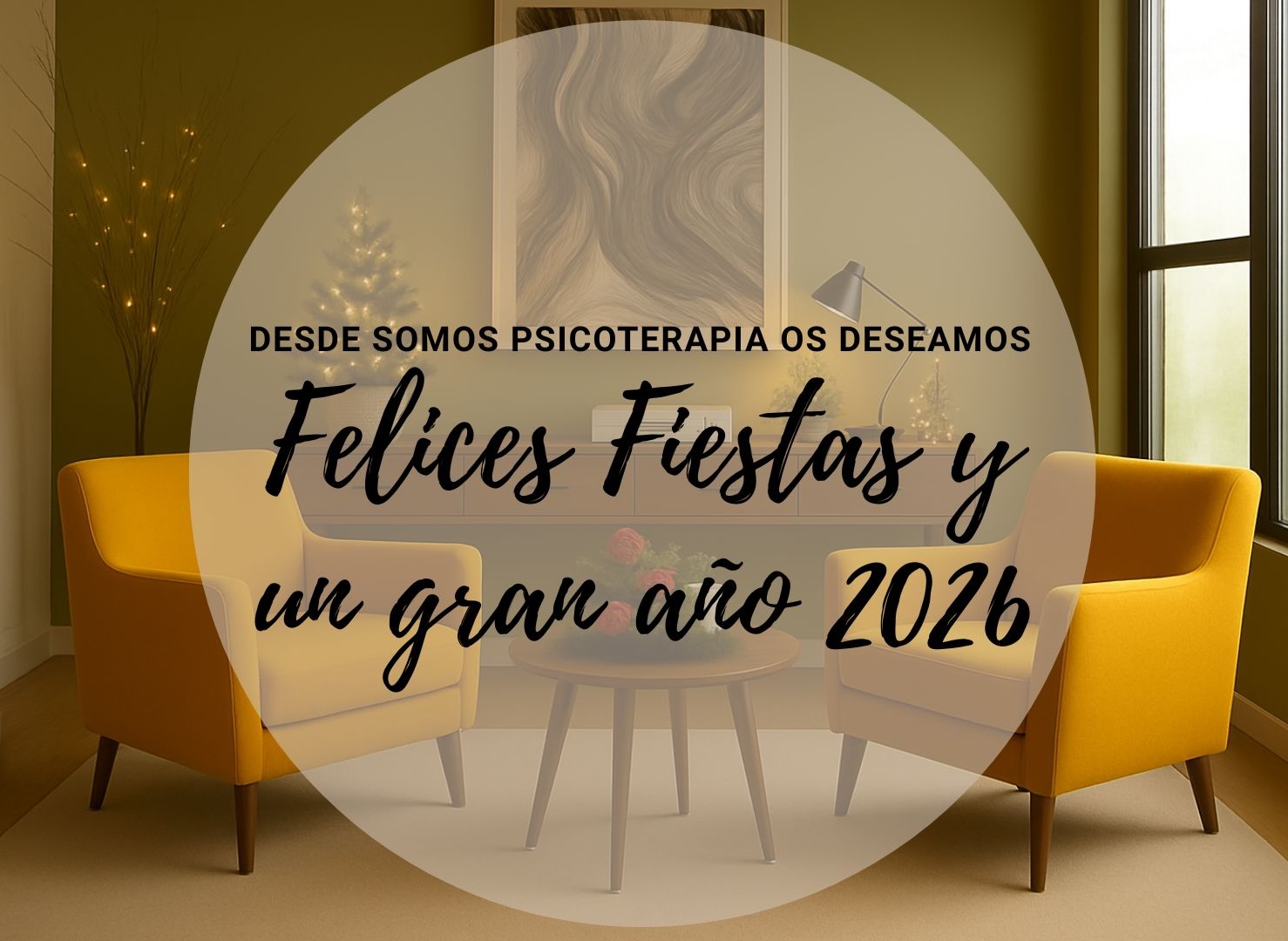 Os deseamos felices fiestas y un gran año 2026
